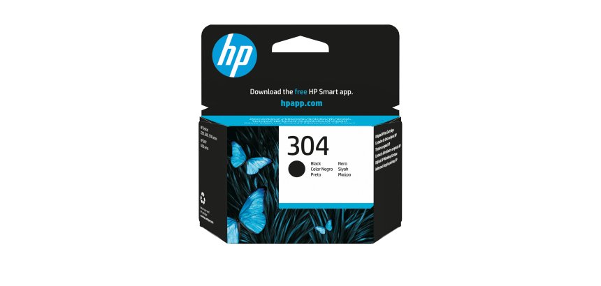 HP 304 Cartouche d’encre noire authentique
