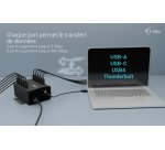 i-tec USB-C/USB-A Metal Charging + data HUB, 15W per port, 10x USB-C