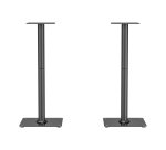 AISENS Soporte Universal De Suelo Para Altavoces, Negro