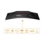 AOC G4 CU34G4CAP écran plat de PC 86,4 cm (34") 3440 x 1440 pixels UltraWide Quad HD LCD Noir, Rouge