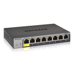 NETGEAR GS108T Géré L2 Gigabit Ethernet (10/100/1000) Gris