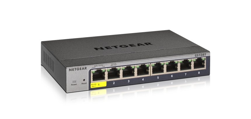 NETGEAR GS108T Géré L2 Gigabit Ethernet (10/100/1000) Gris