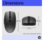 HP Souris multi-périphériques rechargeable 715