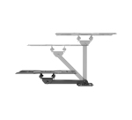 AISENS Soporte Eco Giratorio, Inclinable Para Monitor/TV 30kg (2 Pivotes) De 23"-43", Negro