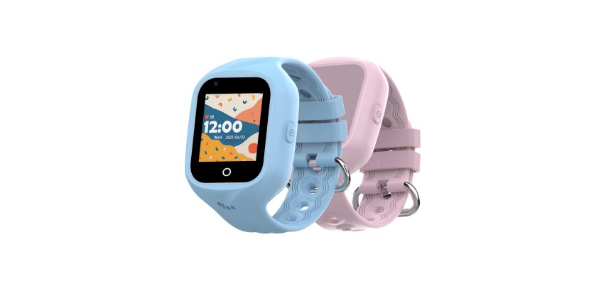 Celly KIDSWATCH4G smartwatch / sport watch 3.56 cm (1.4") Digital Touchscreen 4G Black GPS (satellite)