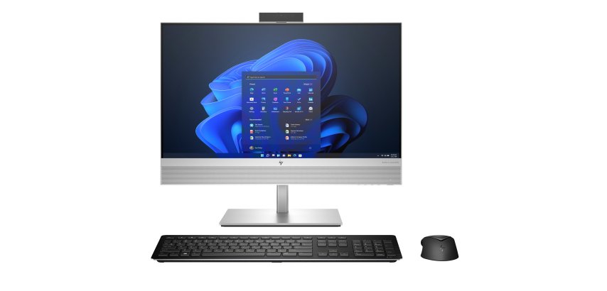 HP EliteOne 840 G9 All-in-One Touchscreen PC Wolf Pro Security Edition Intel® Core™ i7 60,5 cm (23.8") 1920 x 1080 Pixel PC All-in-one 16 GB DDR5-SDRAM 512 GB SSD Windows 11 Pro Wi-Fi 6E (802.11ax) Argento