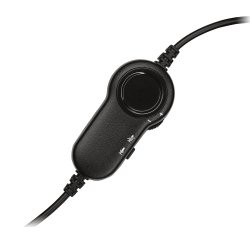 Logitech 981-000589 auricular y casco Auriculares Alámbrico Diadema Oficina/Centro de llamadas Negro