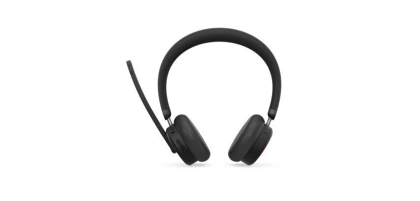 Lenovo 6550 Headset Wireless Head-band Office/Call center USB Type-C Bluetooth Black
