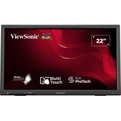 Viewsonic TD2223-2 écran plat de PC 55,9 cm (22") 1920 x 1080 pixels Full HD LCD Écran tactile Noir
