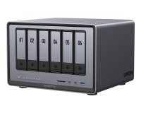 Serveur NAS Ugreen 6 baies DXP6800 Pro Gris anodisé