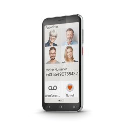 Emporia emporiaSMART5.mini 12,6 cm (4.95") SIM unique Android 13 4G USB Type-C 4 Go 64 Go 2500 mAh Noir