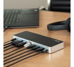 StarTech.com USB C Dockingstation für Zwei Monitore mit 60 W Power Delivery für Windows Laptops - USB C auf HDMI / DVI Dock - USB-C 3.1 Gen 1 Dock mit Laden - Thunderbolt 3 Kompatibel