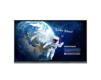 BenQ RM8605 tableau blanc interactif 190,5 cm (75") 3840 x 2160 pixels Écran tactile Noir