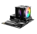 be quiet! PURE ROCK PRO 3 Black| Ventirad double tour, socket Intel et AMD, finition noire, ARGB