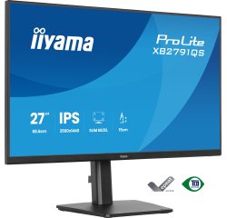 iiyama ProLite XB2791QS-B1 écran plat de PC 68,6 cm (27") 2560 x 1440 pixels Quad HD LED Noir