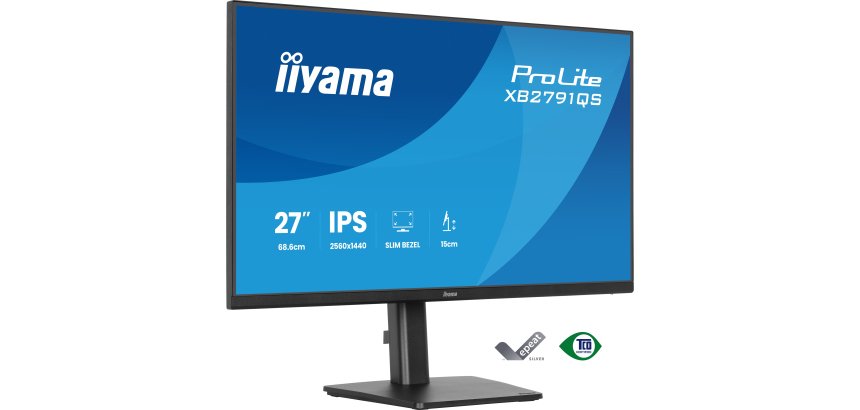 iiyama ProLite XB2791QS-B1 flat PC screen 68.6 cm (27") 2560 x 1440 pixels Quad HD LED Black