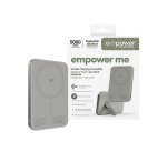 PanzerGlass empower™ by ® empower™ Bank w. Spin Stand | 5000mAh | Wireless Recharge Titanium