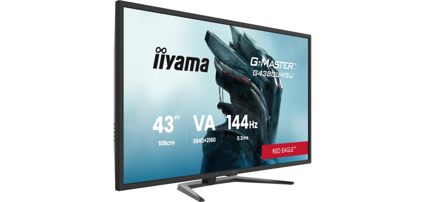 iiyama G-MASTER G4380UHSU-B2 écran plat de PC 108 cm (42.5") 3840 x 2160 pixels 4K Ultra HD LED Noir