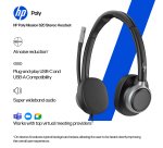 HP Poly Mission 615 Monaural USB Wired Headset