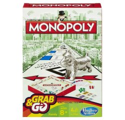 Monopoly Grab & Go Board game Economic simulation