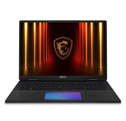 MSI Titan 18 HX A2WJ-1079IT Intel Core Ultra 9 290HX Plus Computer portatile 45,7 cm (18") UHD+ 64 GB DDR5-SDRAM 2 TB SSD NVIDIA GeForce RTX 5090 Wi-Fi 7 (802.11be) Windows 11 Home Nero