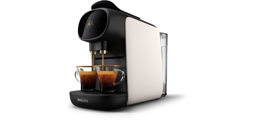 Cafetière à dosette ou capsule Philips L'OR Barista LM9012/00 Blanc Satiné