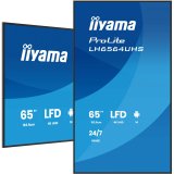 iiyama LH6564UHS-B1AG Écran d'affichage dynamique Écran plat de signalisation numérique 165,1 cm (65") Wifi 500 cd/m² 4K Ultra HD Noir Android 24/7