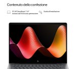 HP E4EV3EA laptop Copilot+ PC Intel Core Ultra 7 356H Computer portatile 35,6 cm (14") 2K 32 GB LPDDR5x-SDRAM 1 TB SSD Wi-Fi 7 (802.11be) Windows 11 Home Argento