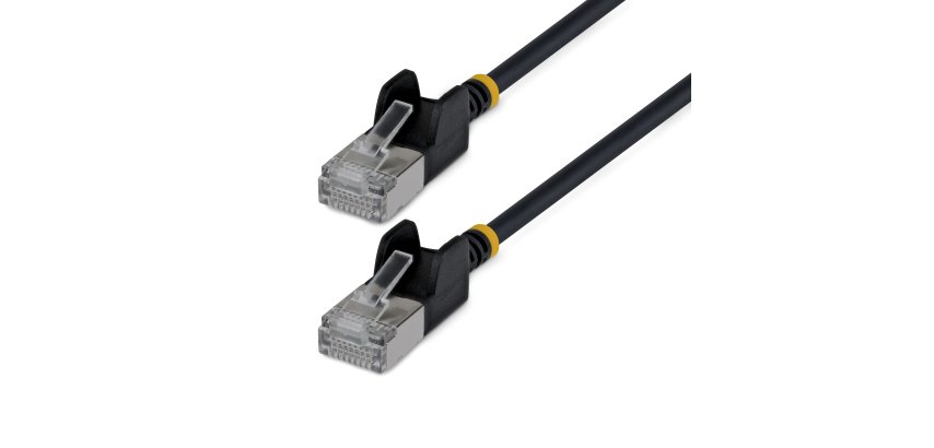 StarTech.com N6APATSTP34BKS1M Netzwerkkabel Schwarz 1 m Cat6a U/FTP (STP) Rund
