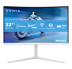 Philips Evnia 5000 32M2C5501/00 Monitor PC 80 cm (31.5") 2560 x 1440 Pixel Quad HD LCD Bianco