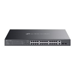 TP-Link Omada ES228GMP commutateur réseau Géré L2 Gigabit Ethernet (10/100/1000) Connexion Ethernet, supportant l'alimentation via ce port (PoE) Noir