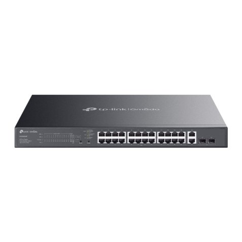 TP-Link Omada ES228GMP commutateur réseau Géré L2 Gigabit Ethernet (10/100/1000) Connexion Ethernet, supportant l'alimentation via ce port (PoE) Noir