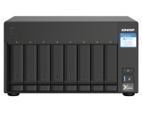 QNAP TS-832PX NAS Tower Annapurna Labs AL324 4 Go DDR4 0 To QNAP Turbo System Aluminium, Noir