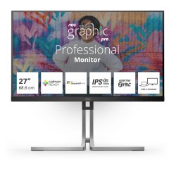 AOC Q27U3CV écran plat de PC 68,6 cm (27") 2560 x 1440 pixels Quad HD LCD Noir