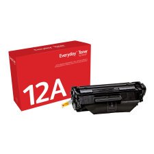 Everyday El tóner ™ Negro de Xerox es compatible con HP 12A (Q2612A/ CRG-104/ FX-9/ CRG-103), Capacidad estándar