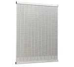 Bande planning nobo métal fiche indice 2 32 fentes adaptée carte t capacité 32 cartes format 66x6,4cm coloris gris