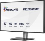 iiyama ProGraphic HB3201UHSNP-B1 computer monitor 80 cm (31.5") 3840 x 2160 Pixels 4K Ultra HD Zwart