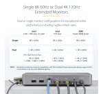 StarTech.com Dual-Monitor USB4 Docking Station, Dual 4K 120Hz or Single 8K 60Hz HDMI, 100W Laptop Charging, 2.5GbE, USB-C Multi-Monitor Dock, Driverless