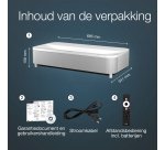 Epson EH-LS800W 4K PRO-UHD smart laserprojector, 4000 lumen, scherm van maximaal 150 inch