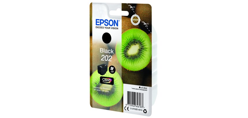 Epson Kiwi Singlepack Black 202 Claria Premium Ink
