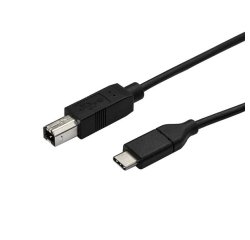 StarTech.com 50cm USB-B naar USB-C Kabel, USB 2.0, Type C naar USB-B Data Transfer Kabel