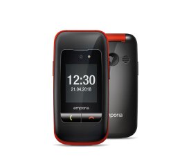 Emporia ONE 6,1 cm (2.4") 103 g Nero, Rosso