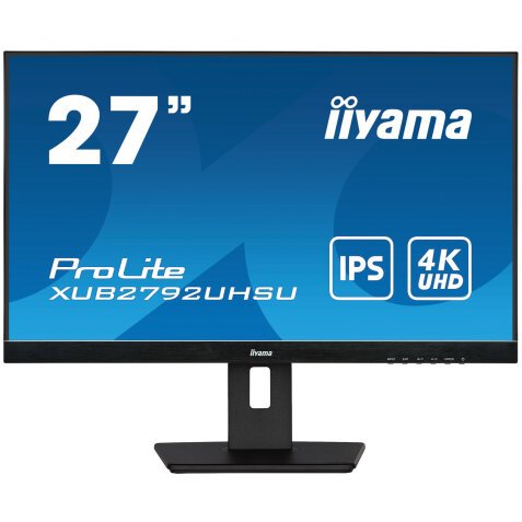 iiyama ProLite XUB2792UHSU-B5 computer monitor 68,6 cm (27") 3840 x 2160 Pixels 4K Ultra HD LED Zwart