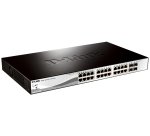 D-Link DGS-1210-28P Géré L2 Gigabit Ethernet (10/100/1000) Connexion Ethernet, supportant l'alimentation via ce port (PoE) 1U