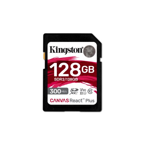 Kingston Technology Canvas React Plus 128 GB SD UHS-II Clase 10