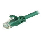 StarTech.com Câble réseau Cat6 Gigabit UTP sans crochet de 50cm - Cordon Ethernet RJ45 anti-accroc - M/M - Vert