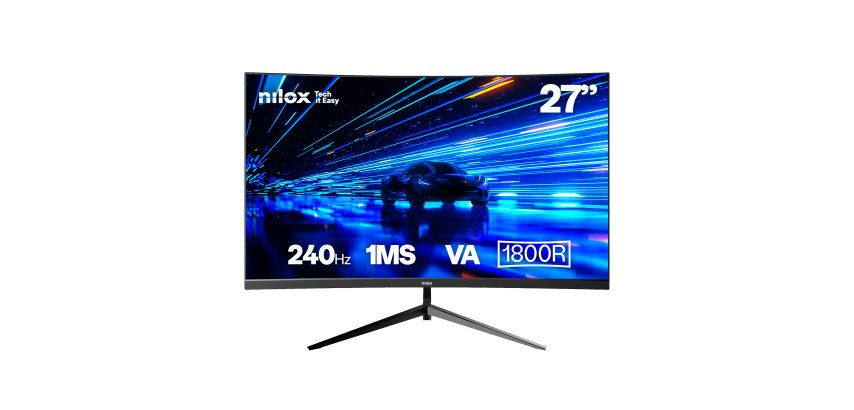Nilox MONITOR 27 CURVO 240HZ VA HDMI Y DP computer monitor 68.6 cm (27") 1920 x 1080 pixels Full HD LCD