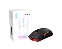 MSI Forge Gm340 Wireless Black mouse Gaming Ambidestro RF senza fili + Bluetooth Ottico 12000 DPI