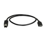 StarTech.com Câble USB-B vers USB-C de 50cm, Câble de Transfert de Données, USB 2.0, USB-C