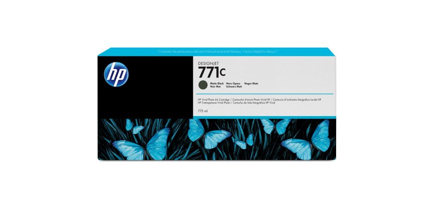 HP 771C - matte black - original - ink cartridge